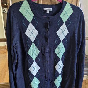 Croft & Barrow Argyle Cardi